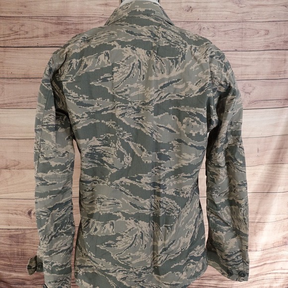 US AIR FORCE TIGER STRIPE CAMO UTILITY RIPSTOP COAT AMERICAN APPAREL 44S - Picture 3 of 7